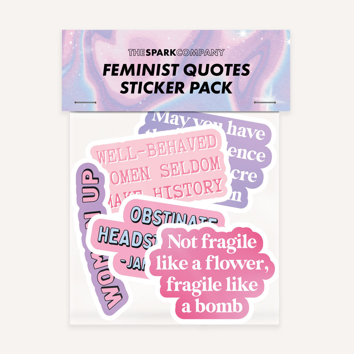 Feminist Quotes Sticker Pack