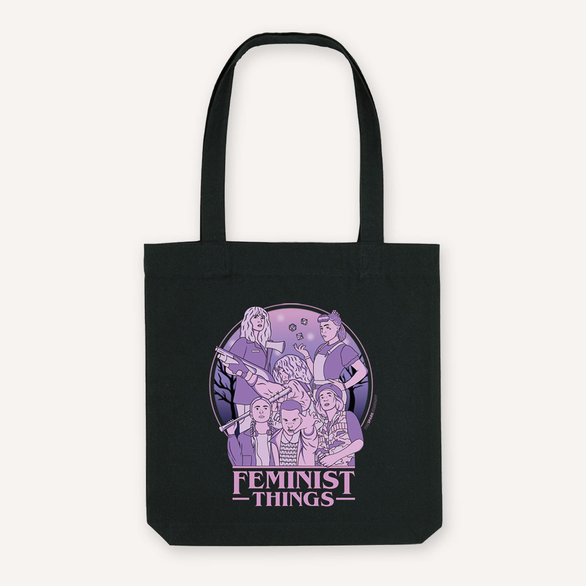 Feminist Things Strong as Hell Tote Bag