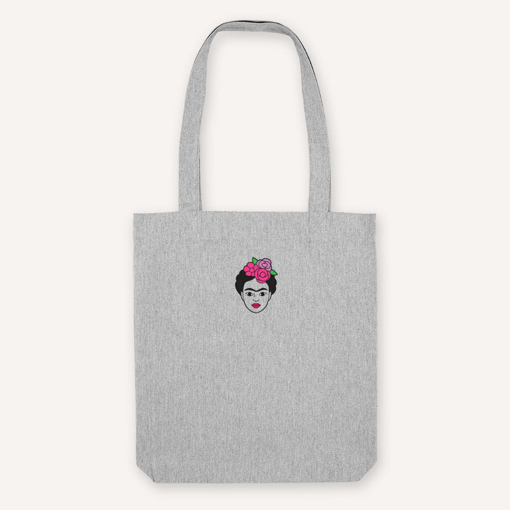 Frida Strong as Hell Embroidered Tote Bag