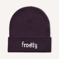 Frosty Embroidered Beanie Hat