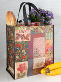 Reusable Grocery Bags, Set of 5 - Patchwork Be Happy