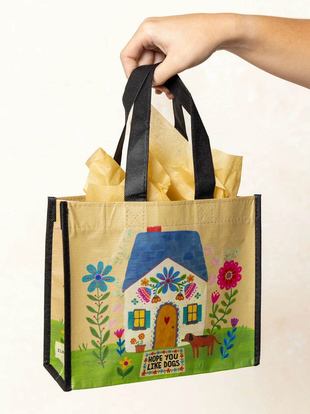 Medium Happy Bag, Set of 3 - Hope You Like Dogs