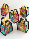 Mini Happy Bag, Set of 5 - Rainbow Folk Flower
