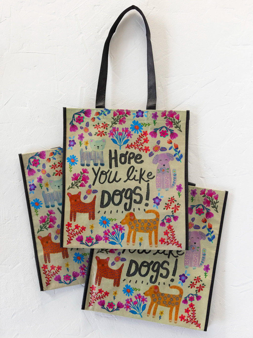 XL Happy Bag, Set of 3 - Hope You Like Dogs