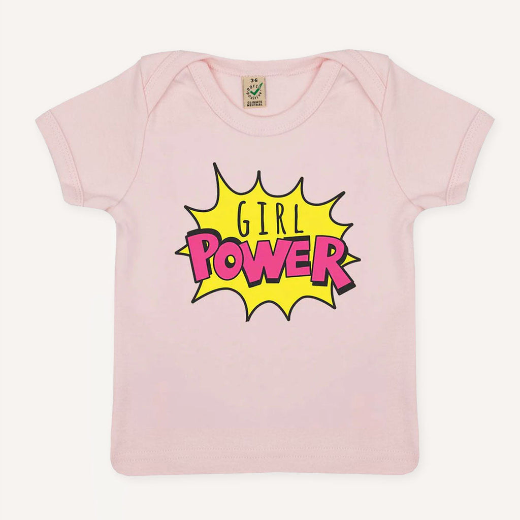 Girl Power Pop Art Baby T-Shirt
