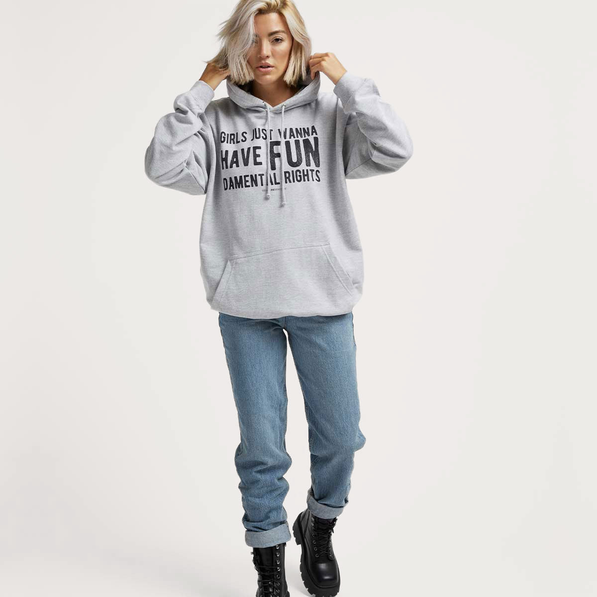 Girls Just Wanna Have Fundamental Rights Hoodie