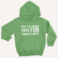 Girls Just Wanna Have Fundamental Rights Kids Hoodie