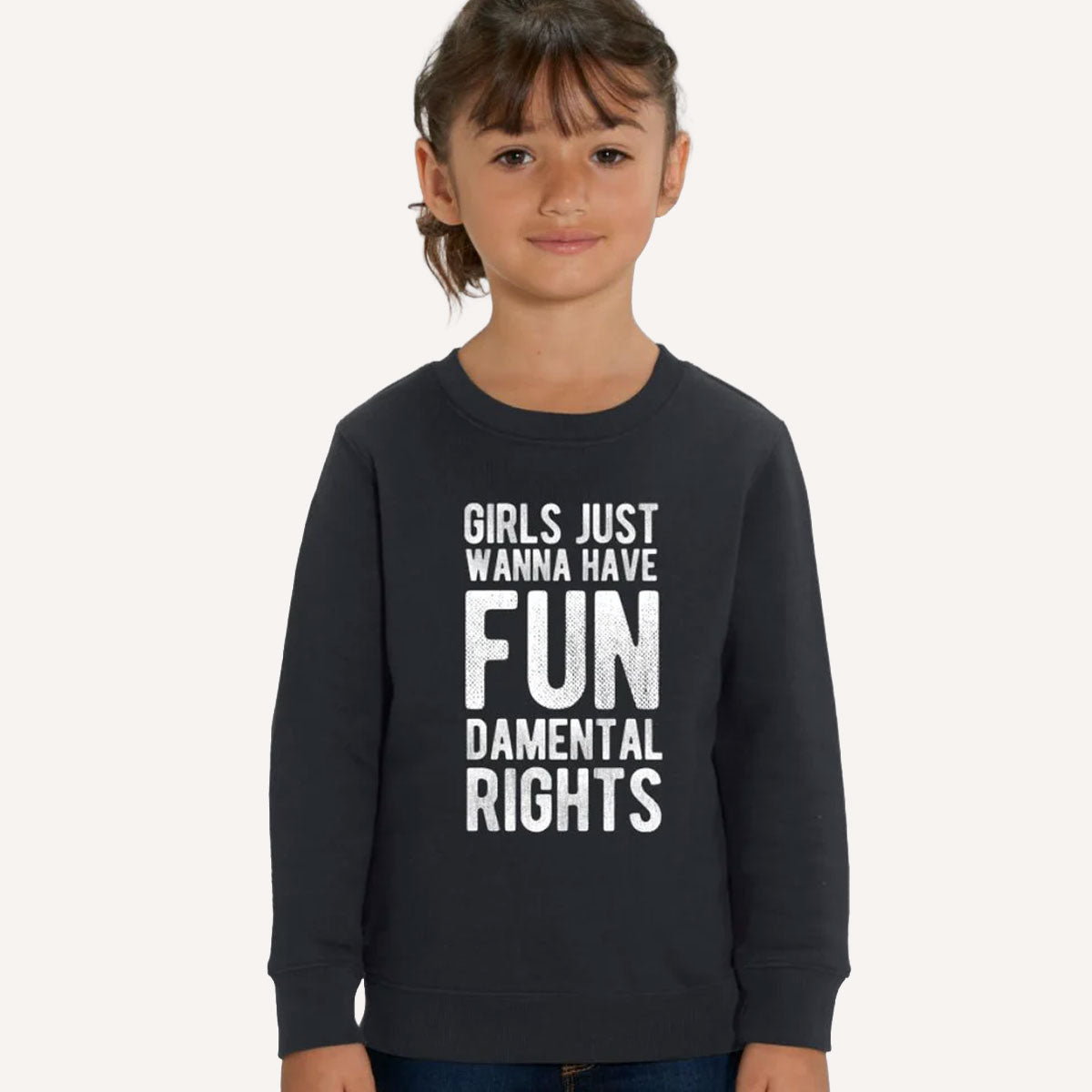 Girls Just Wanna Have Fundamental Rights Kids Sweatshirt
