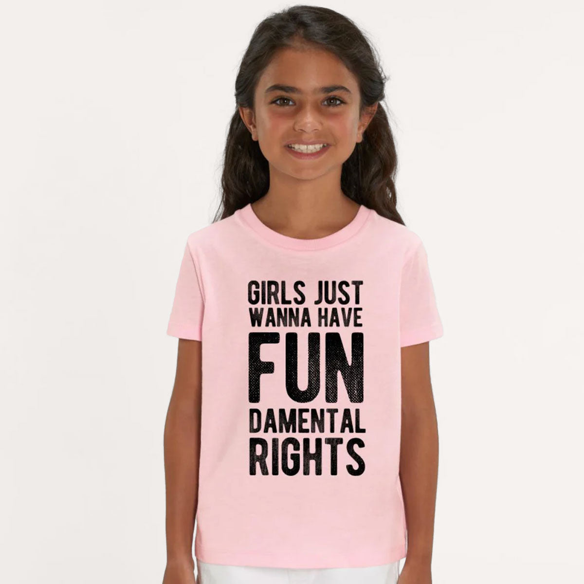 Girls Just Wanna Have Fundamental Rights Kids T-Shirt