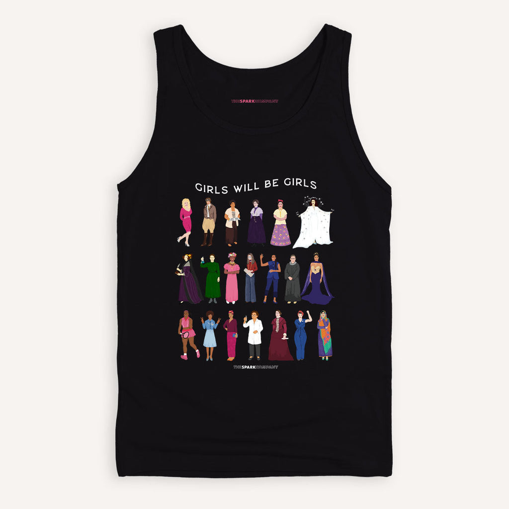 Girls Will Be Girls: Iconic Women Tank Top