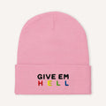 Give Em' Hell Embroidered Beanie Hat