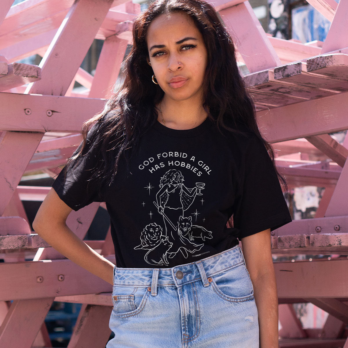 God Forbid A Girl Has Hobbies T-Shirt