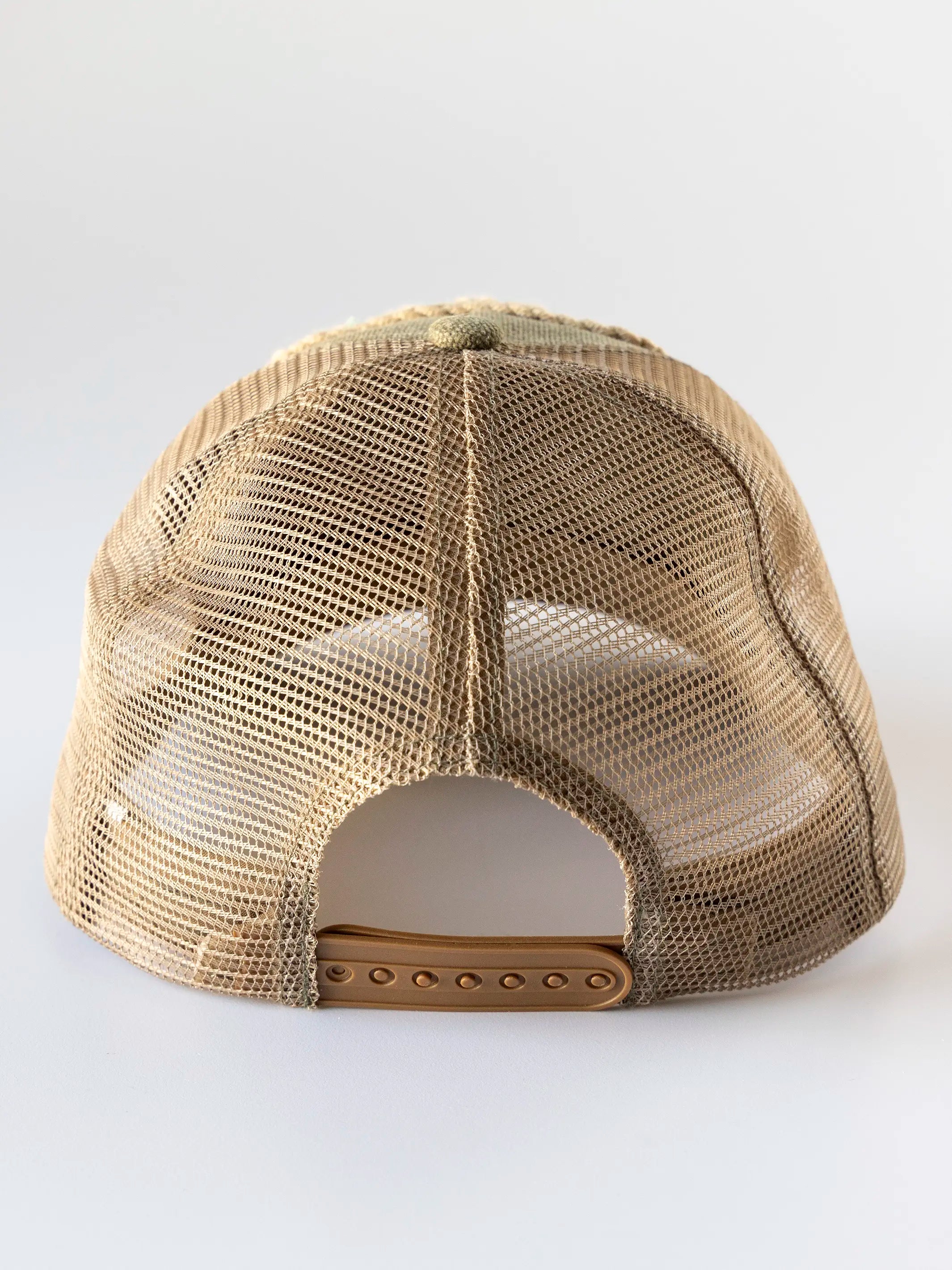 Granny Square Trucker Hat - Green