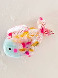 Icon Hair Claw - Pink Fish