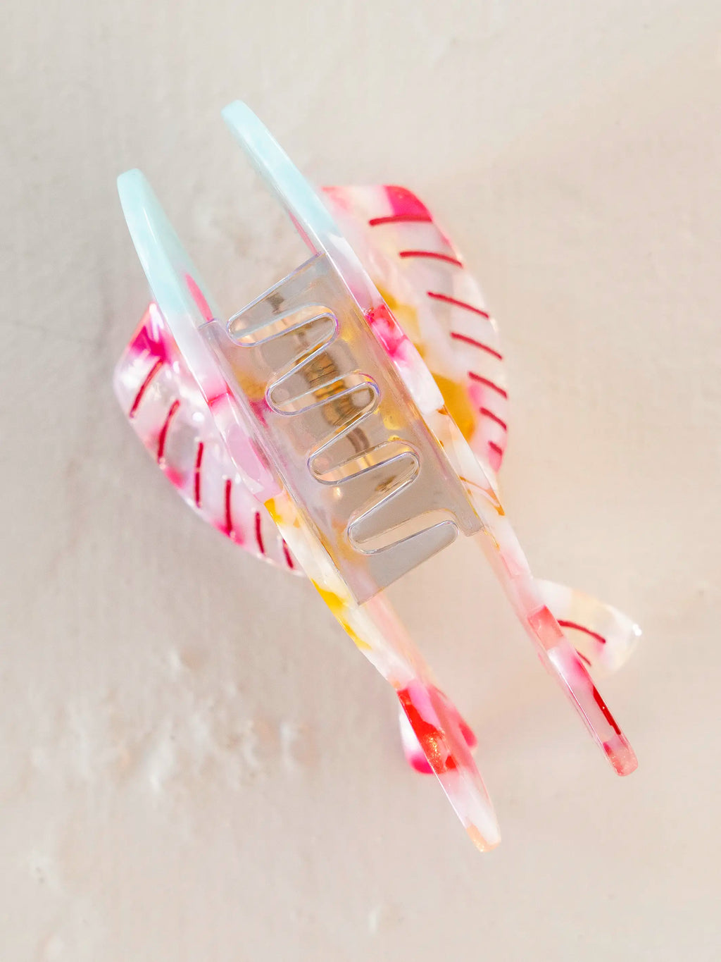Icon Hair Claw - Pink Fish