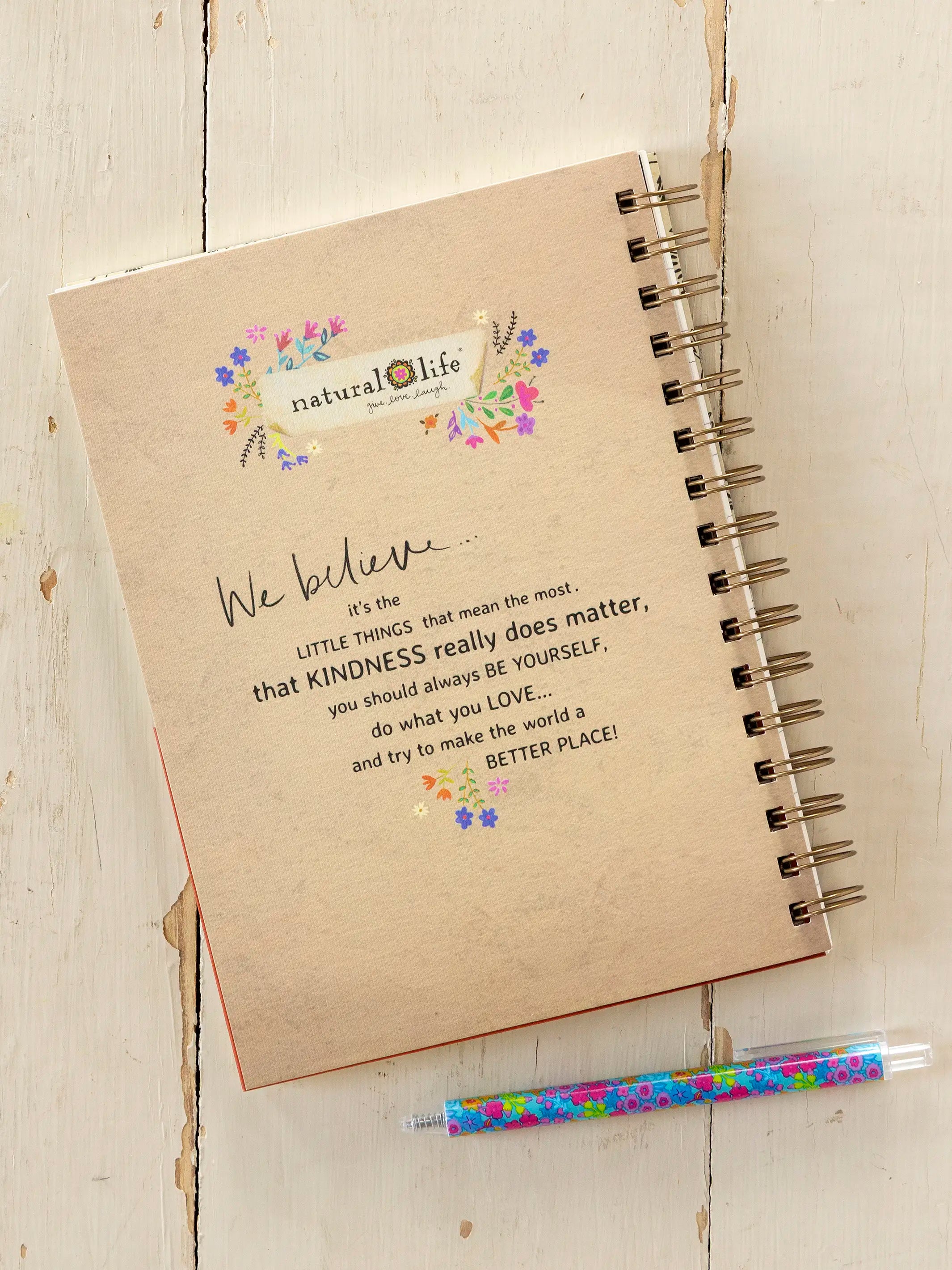 Spiral Notebook - Patchwork Chirps