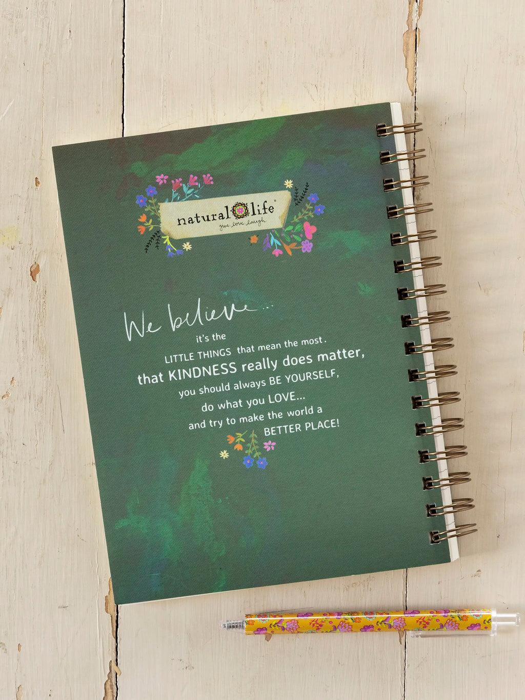 Spiral Notebook - Wildflower Border