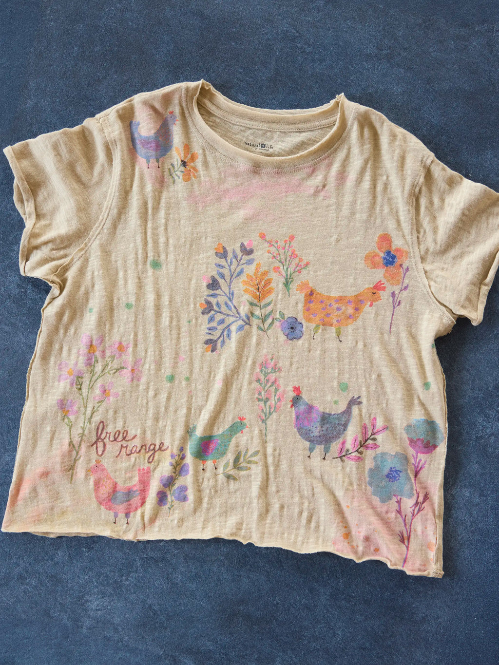 Aiden Cotton Tee - Cream Chicken