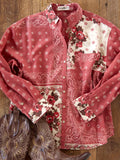 Lived In Button Down - Western Handkerchief Brick