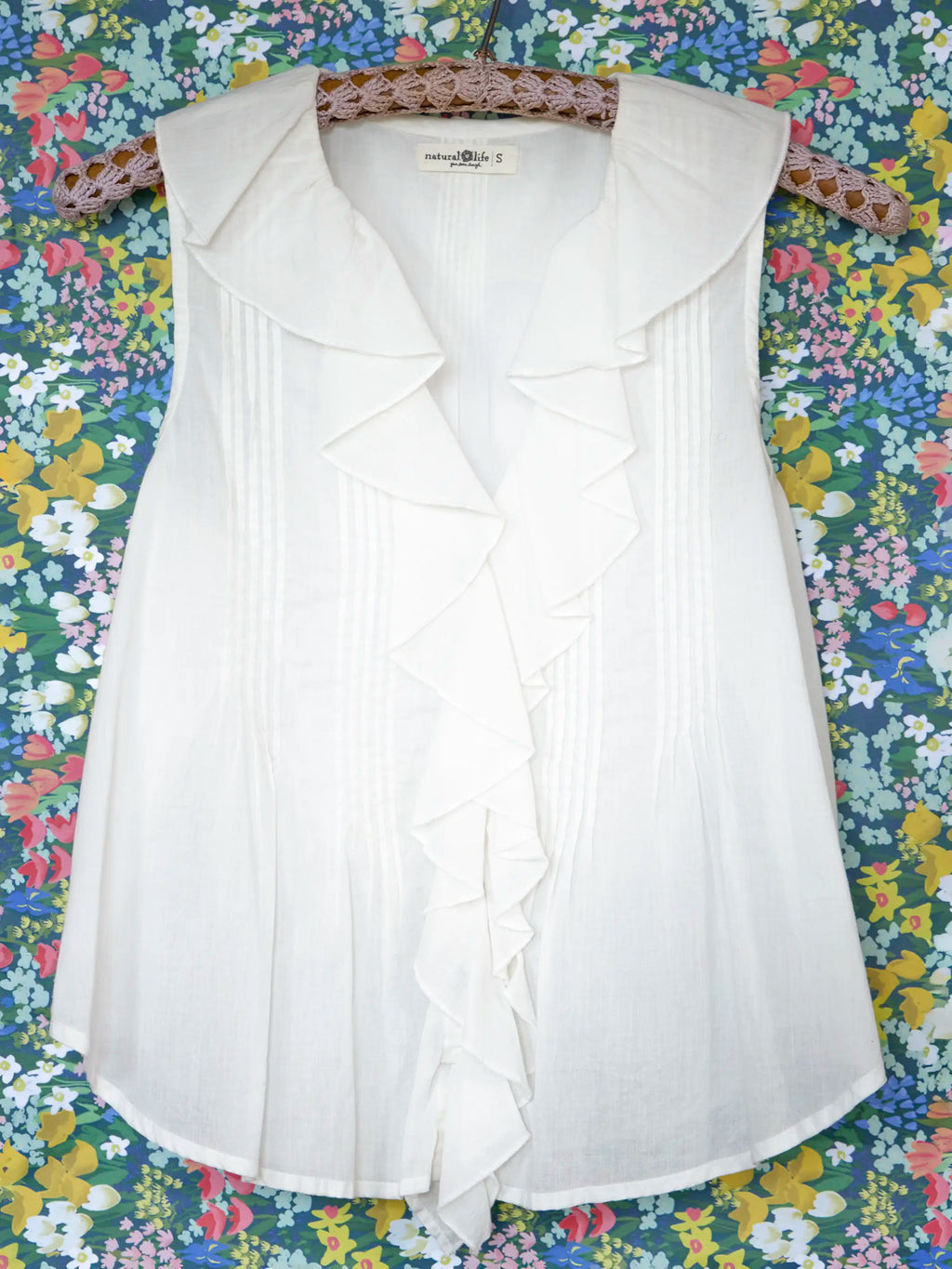 My Favorite Sleeveless Cotton Top - White
