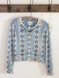Your Everything Cardigan Sweater - Lima Stripe Light Grey