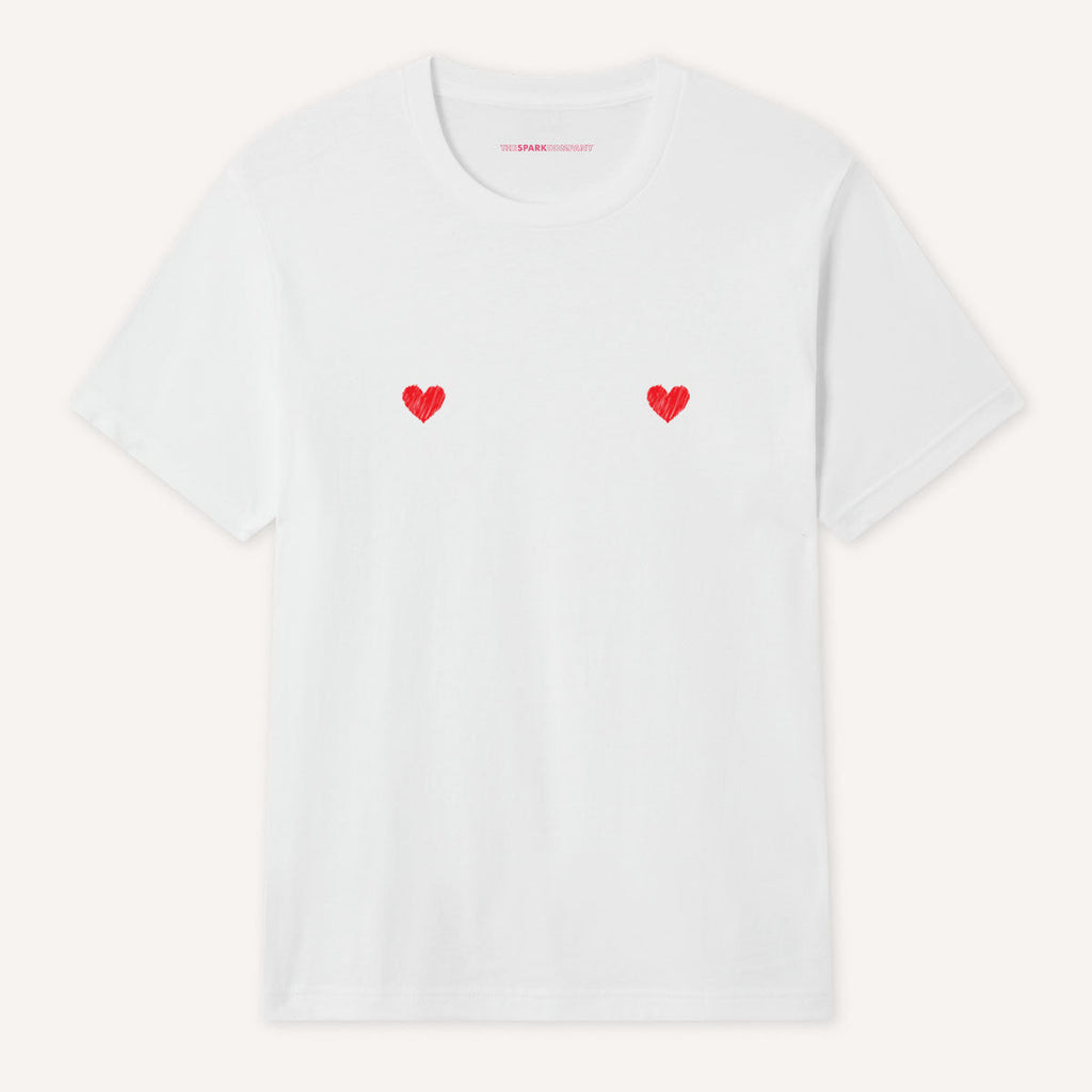 Heart Nipple T-Shirt