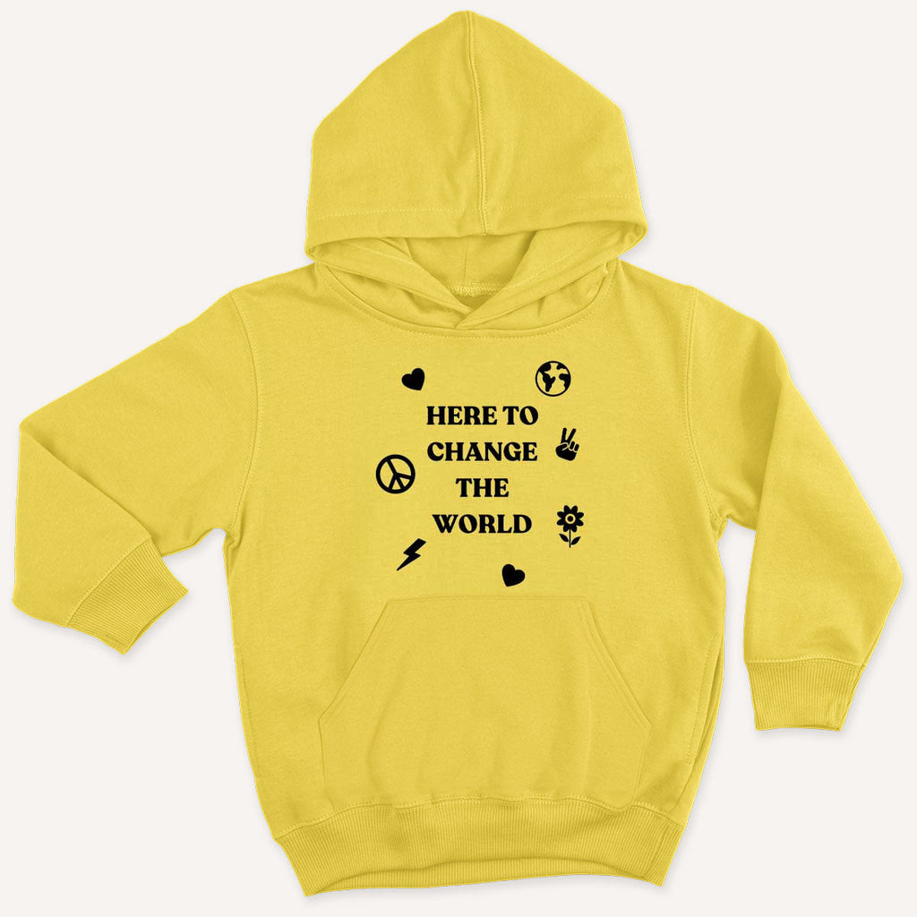 Here To Change The World Kids Hoodie
