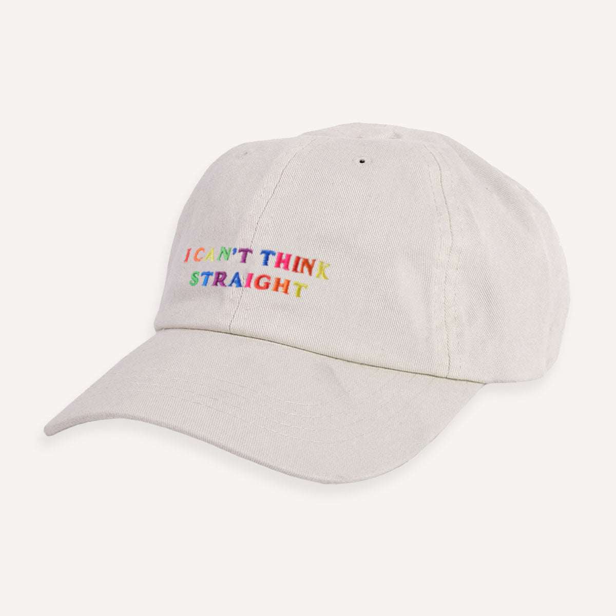 I Can't Think Straight Slogan Cap