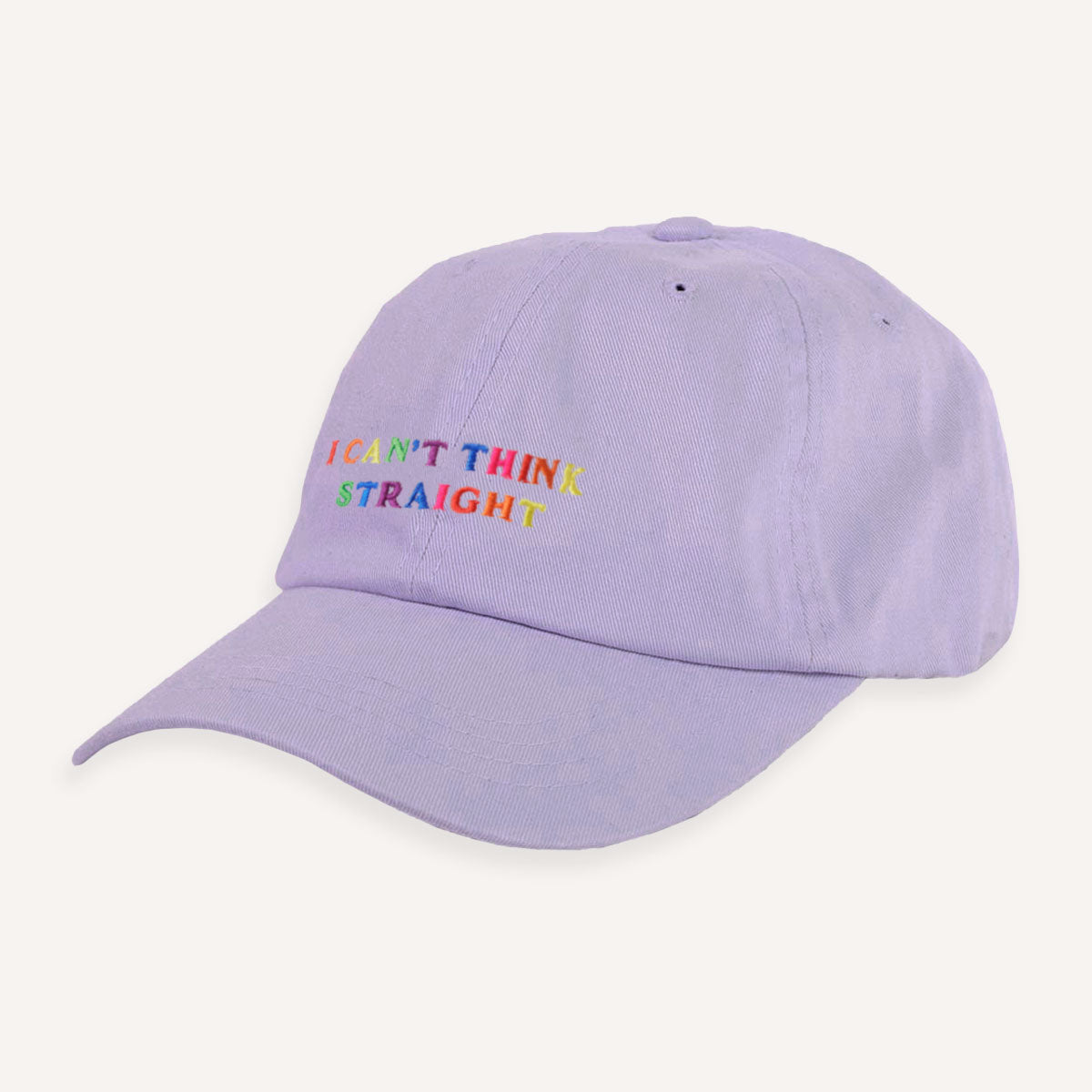 I Can't Think Straight Slogan Cap
