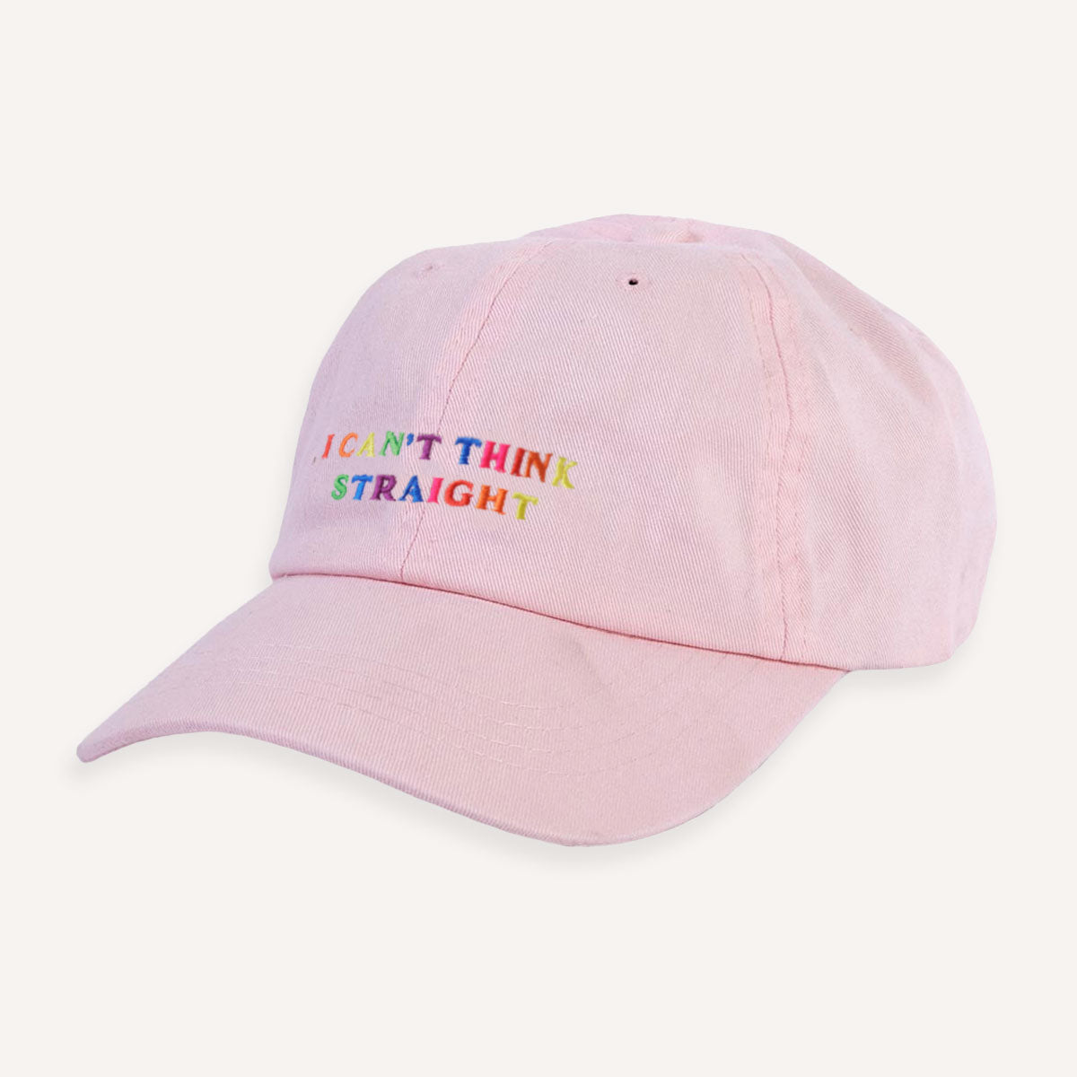 I Can't Think Straight Slogan Cap