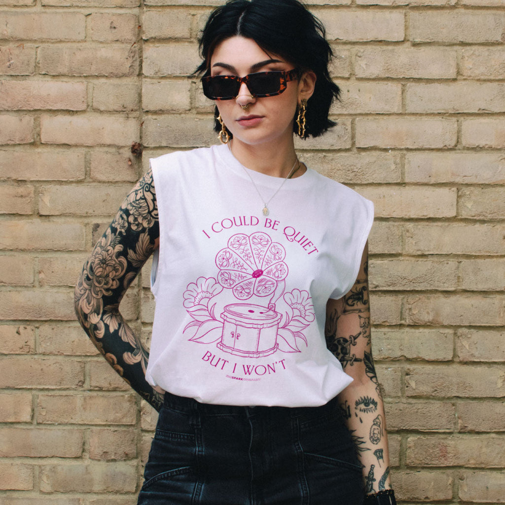 I Could Be Quiet Sleeveless T-Shirt