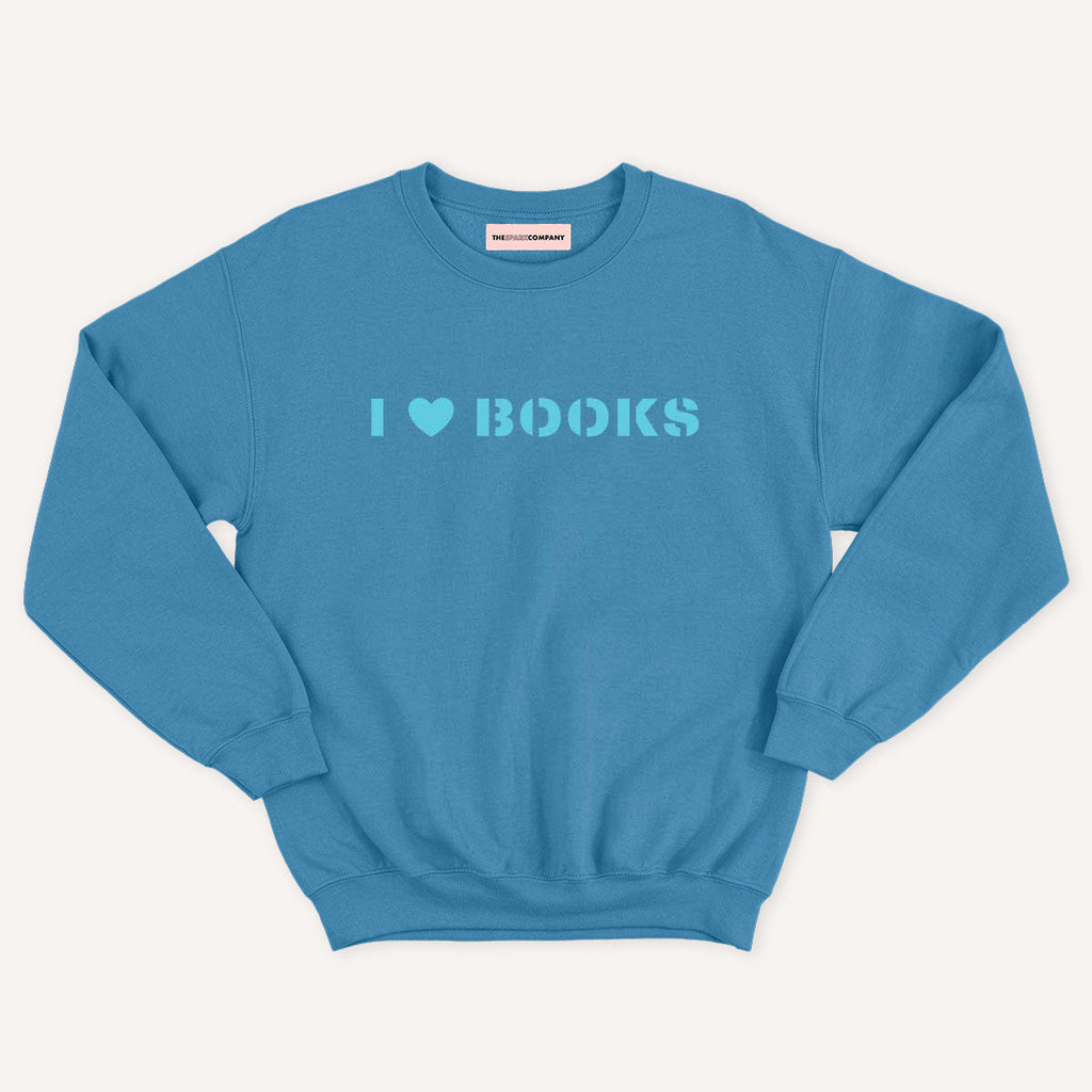 I Heart Books Kids Sweatshirt