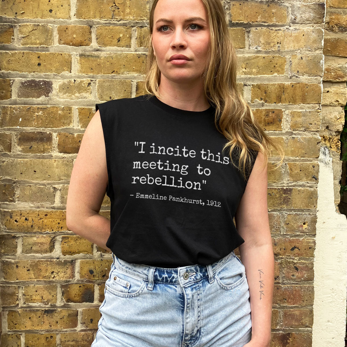 I Incite This Meeting To Rebellion Sleeveless T-Shirt