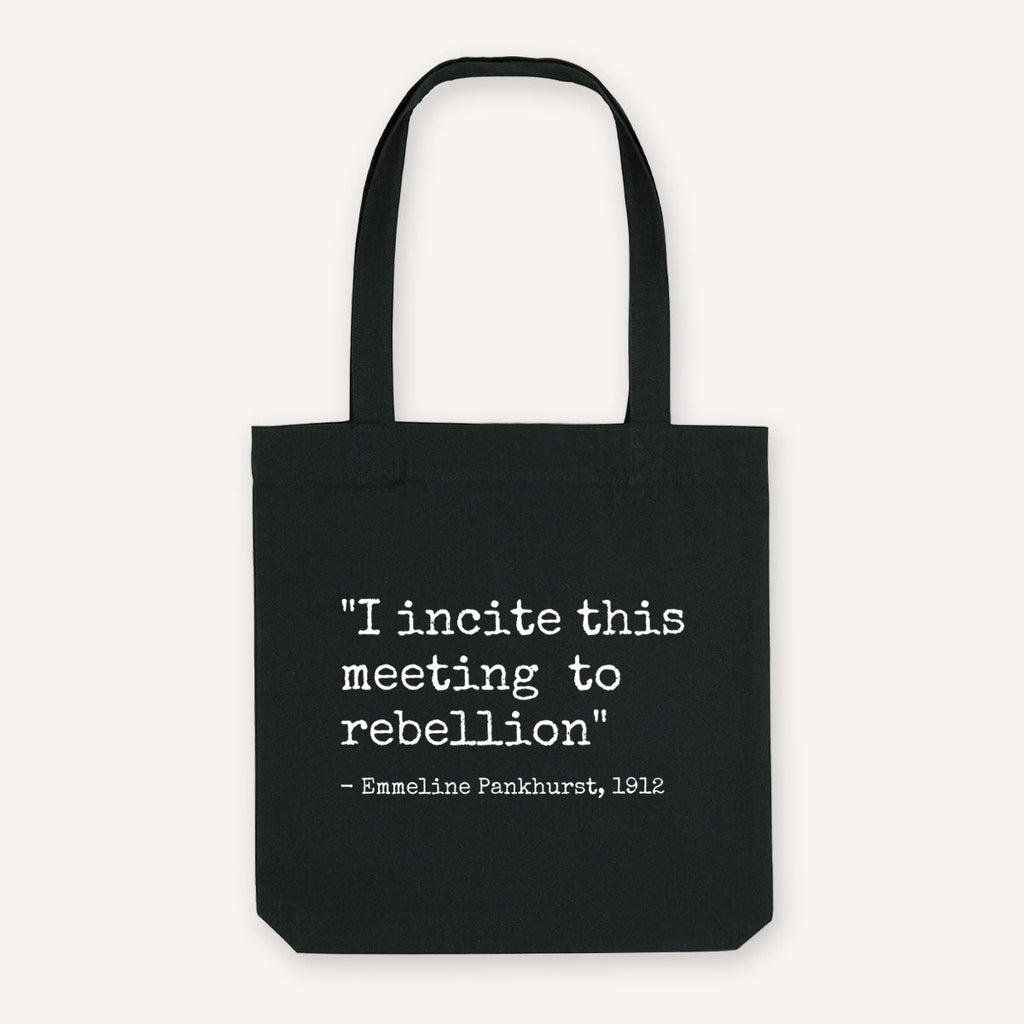 I Incite This Meeting To Rebellion Strong as Hell Tote Bag