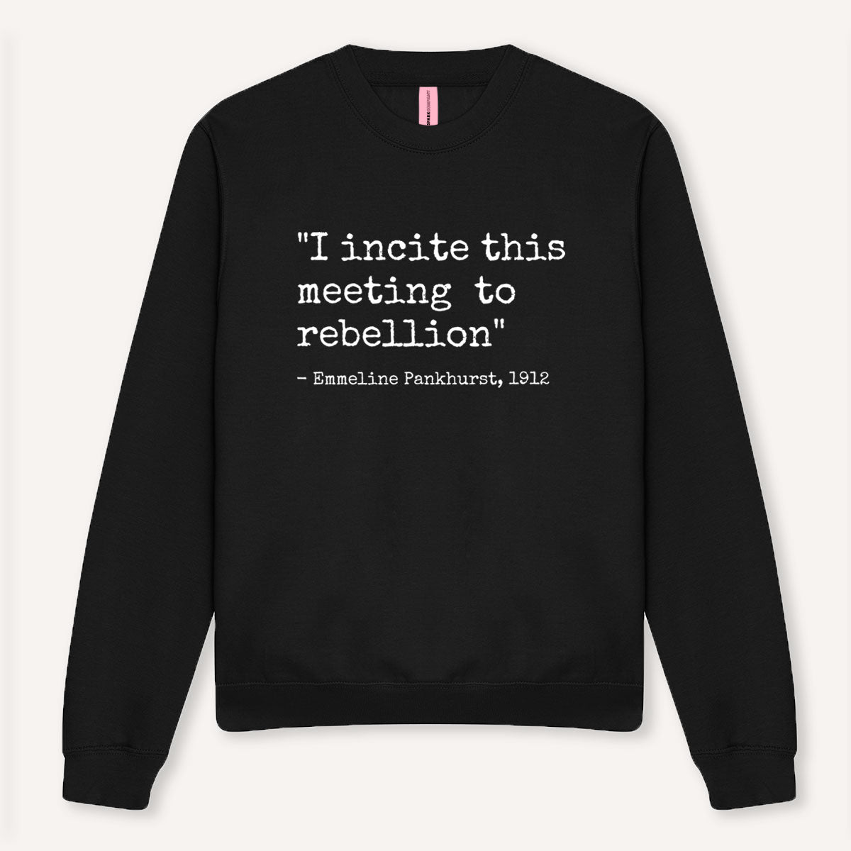 I Incite This Meeting To Rebellion Sweatshirt