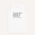 I Incite This Meeting To Rebellion Tank Top