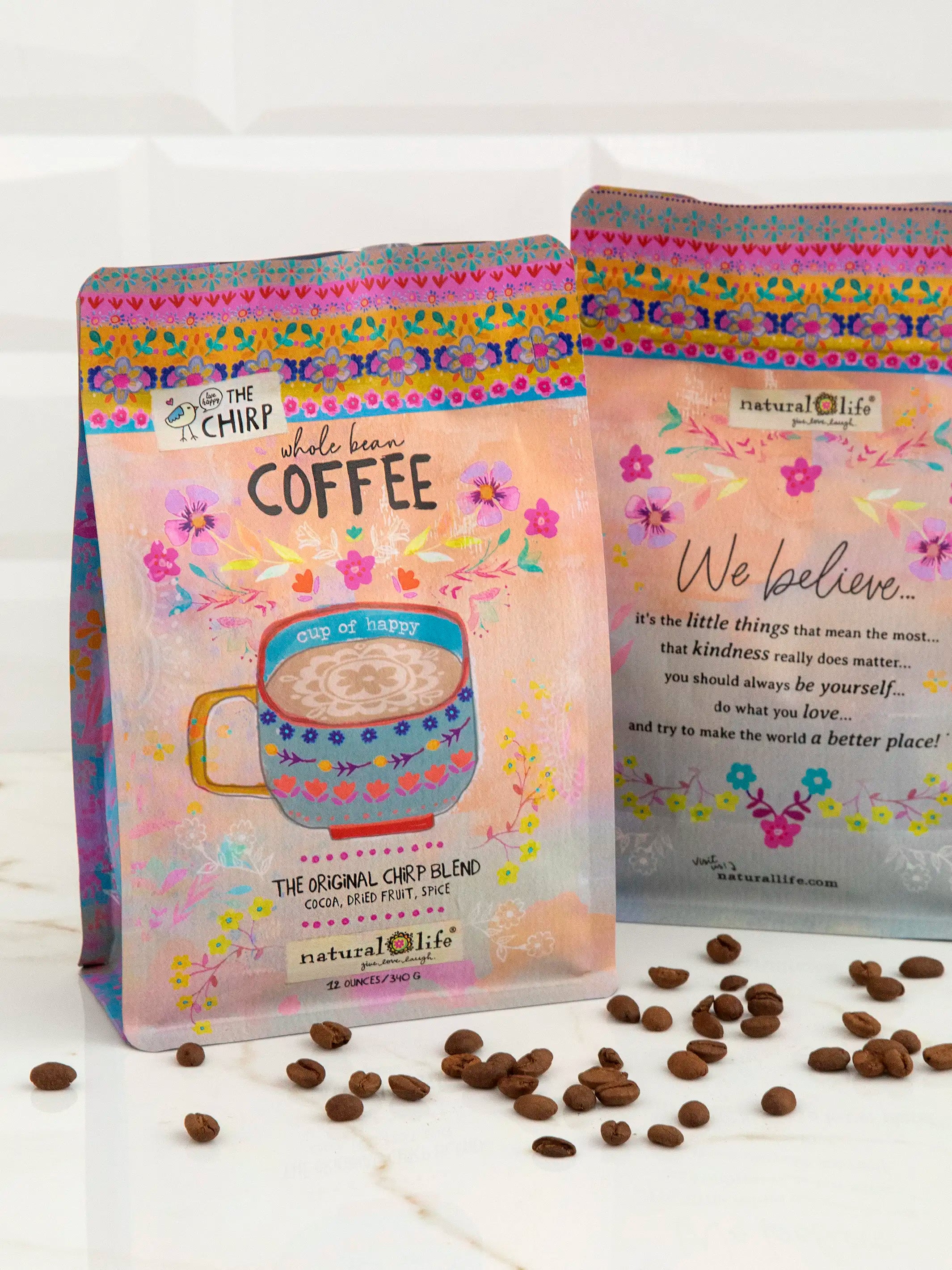 Natural Life Whole Bean Coffee Chirp Blend