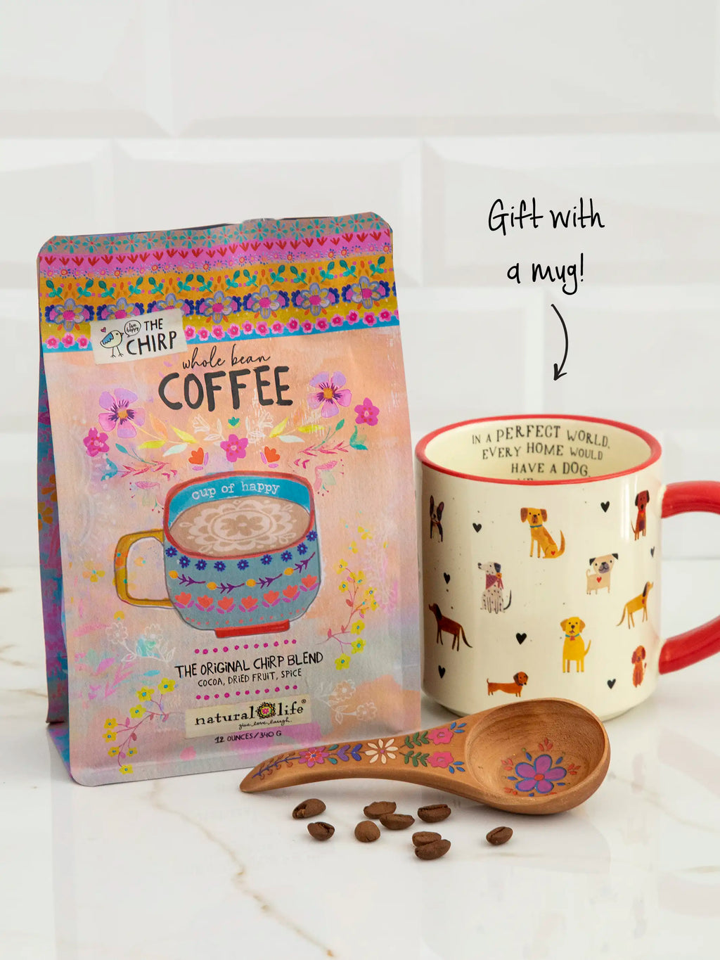 Natural Life Whole Bean Coffee Chirp Blend