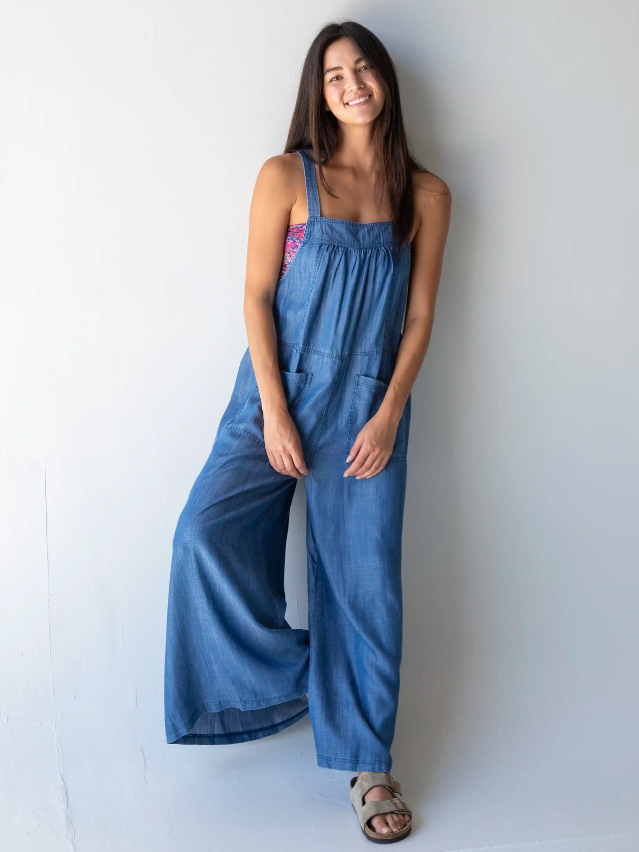 Dakota Tie Overall - Chambray