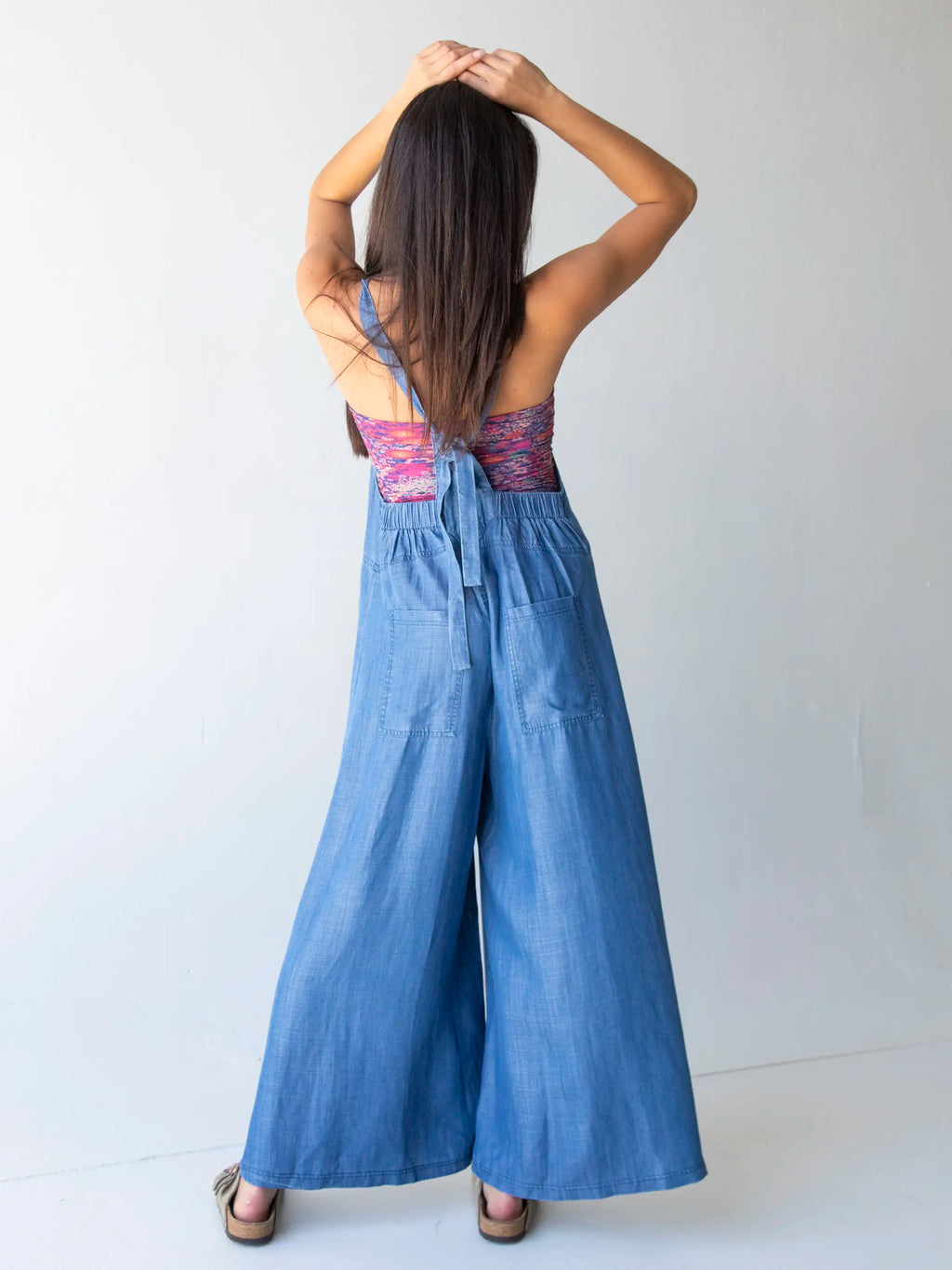 Dakota Tie Overall - Chambray