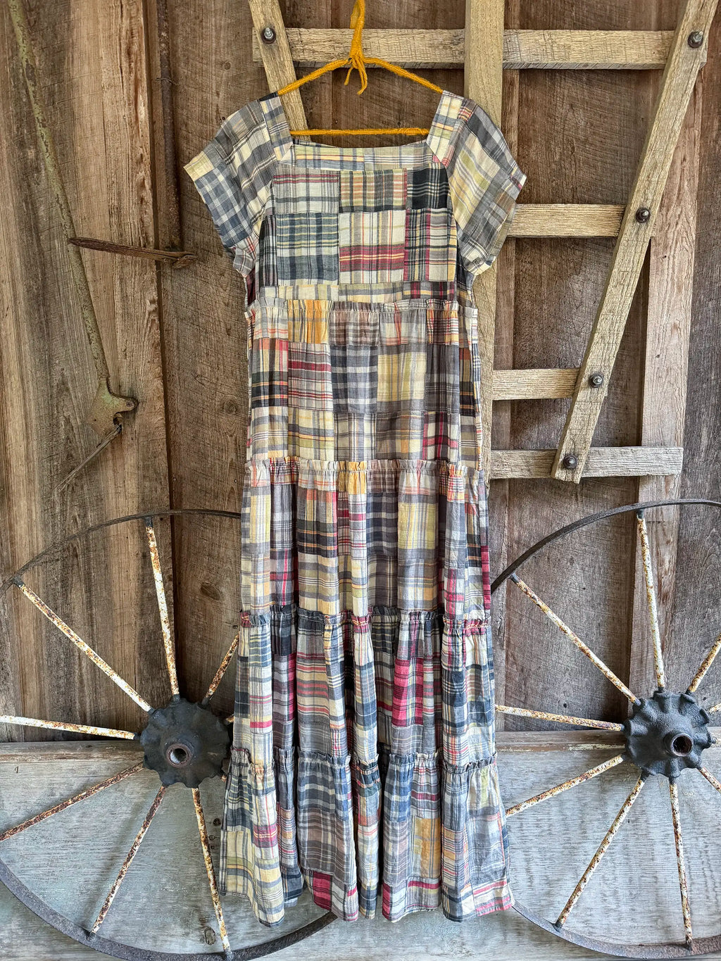 Berkley Maxi Dress - Greenfield Madras Multi