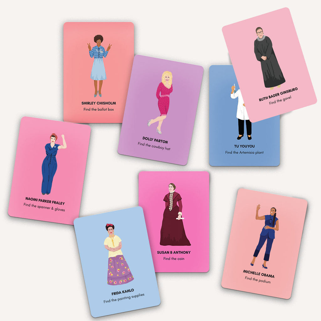 Iconic Women Memory Card Game