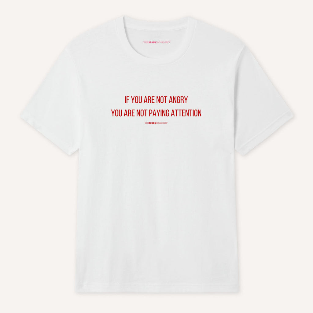 If You Are Not Angry You Are Not Paying Attention T-Shirt