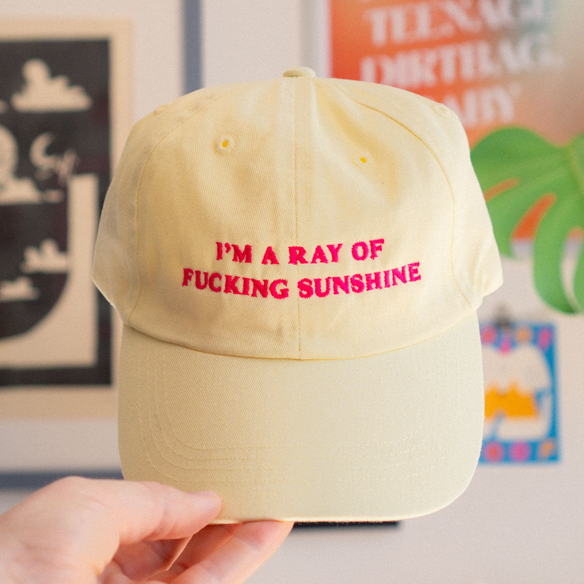 I'm A Ray Of F*cking Sunshine Slogan Cap