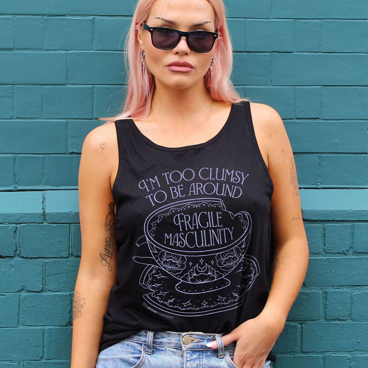 I'm Too Clumsy To Be Around Fragile Masculinity Tank Top