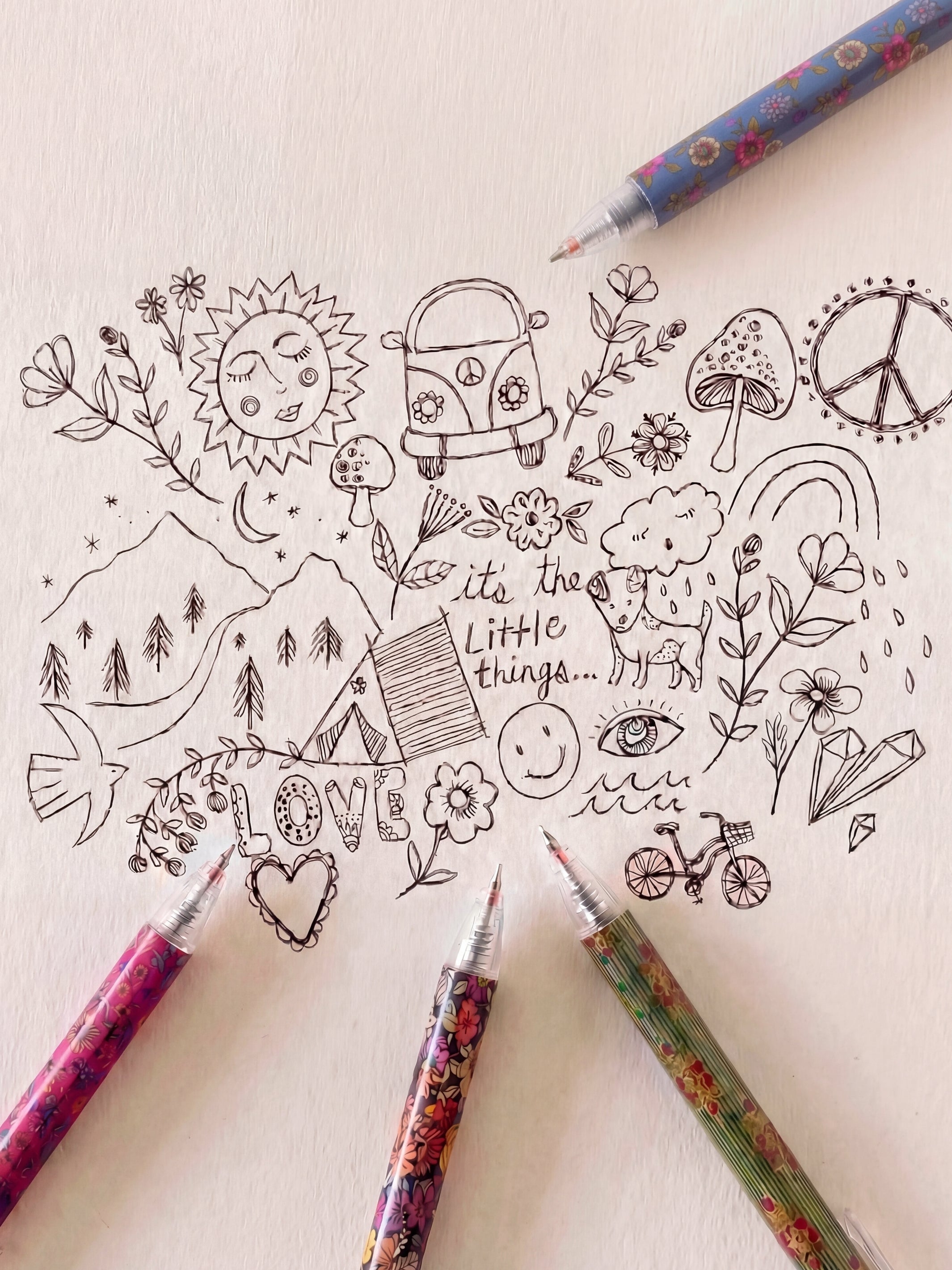 Best Gel Pens Ever, Set of 6 - Black Ink