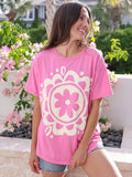 NL Logo Tee - Pink Take It In Fit