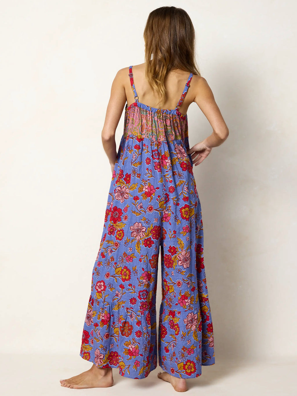 Stephanie Jumpsuit - Stella Blooms Blue