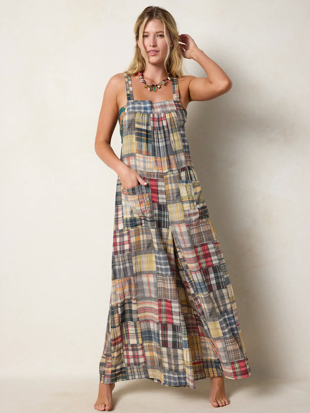 Dakota Tie Overall - Greenfield Madras Multi