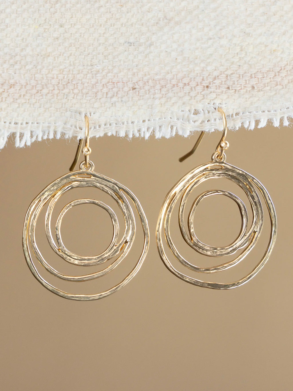 Spiral Gold Earrings
